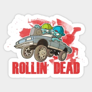 The Rollin' Dead - The Walking Dead Sticker